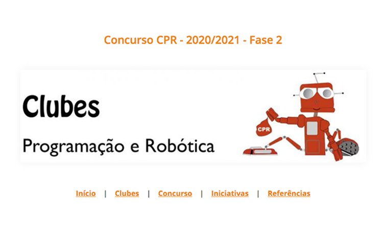 Vencedores do concurso “Clubes de Programação e Robótica – 2020/2021