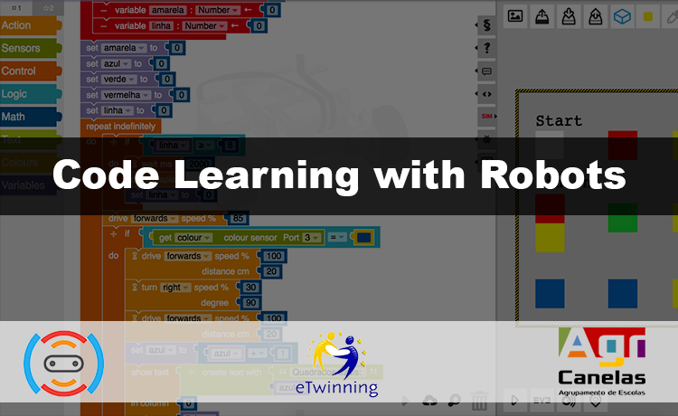 Projeto eTwinning – Code Learning with Robots