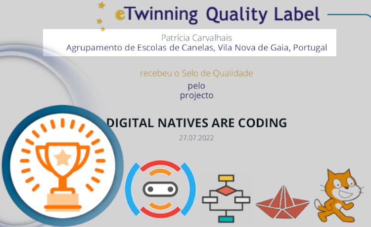 Projeto eTwinning “Digital Natives are Coding”